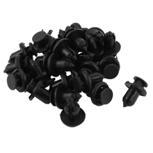 AUTO 25 Pcs Plastic Push in Car Bumper Fender Door Rivets Clip 10mm Hole 2024 - buy cheap