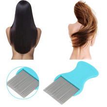 Women's Fashion Hair Lice Comb Brushes Terminator Fine Egg Dust Nit Free Removal Stainless Steel Health and Beauty C0827 2024 - buy cheap