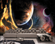 Beibehand-papel de parede decorativo, grande, planetas cósmicas, espaço externo, estrela, plano de fundo, tv, 3d 2024 - compre barato