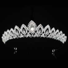 19 Designs Crystal Wedding Bridal Tiara Crowns for Women Princess Hair Ornament Fashion Bride Headpiece Hair Jewelry Accessories 2024 - buy cheap