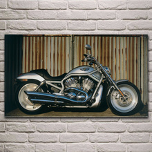 cool bike classic motorcycle VRSCA V Rod 2003 Side Pose living room decor home wall art decor wood frame fabric poster KJ053 2024 - buy cheap