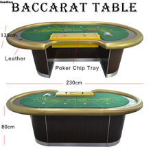 -Casino Baccarat Table Texas Hold'em Poker Indoor Board Game High Quality (Welcome to contact us) 2024 - buy cheap