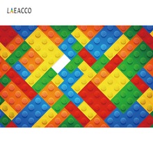 Laeacco Baby Toy Bricks Happy Birthday Party Child Portrait Photographic Backgrounds Photography Backdrops For Photo Studio 2024 - buy cheap