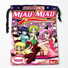 Best Tokyo Mew Mew Drawstring Bags Custom Storage Printed Receive Bag Type Bags Size 18X22cm Storage Bags 2024 - buy cheap