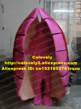 Verisimilar Dark Pink Shell Conch Cowry Seashell Mascot Costume Cartoon Character Mascotte Shell Package Person ZZ234 Free Ship 2024 - buy cheap