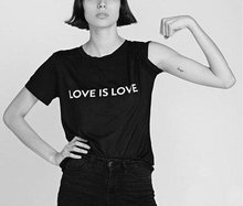 Sugarbaby Love Is Love футболка с коротким рукавом модные повседневные топы Эстетическая Женская летняя футболка модная повседневная футболка 2024 - купить недорого