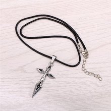 12pcs/lot Hot Anime Fate Zero Silver Metal Necklace Cross Pendant Cosplay Accessories Jewelry 2024 - buy cheap