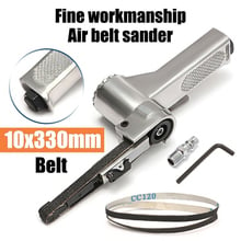 3/8" Air Belt Sander Air Angle Grinding Machine with Sanding Belts for Air Compressor Sanding Pneumatic Tool Set 2024 - buy cheap