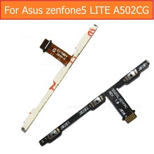 Best quality Genunie switch on off power flex cable For Asus zenfone 5 LITE A502CG volume control flex cable lock screen button 2024 - buy cheap