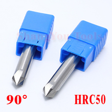 5pcs/lot  5mm*90degree HRC50 Solid carbide chamfering milling cutter Chamfer route bits for Aluminum 2024 - buy cheap