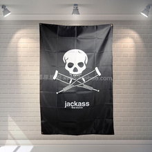 JACKASS  Movies Poster Scrolls Flag Bar Cafes Hotel Theme Home Decoration Banners Hanging Art Waterproof Cloth Decoration 2024 - buy cheap
