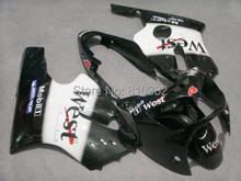 Kit de carenado completo para motocicleta KAWASAKI Ninja, juego de carenado de plástico ABS, color blanco y negro, para modelos ZX12R, 2000, 2001, ZX12R, 00 y 01, SB21 2024 - compra barato