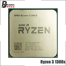 AMD Ryzen 3 1300X R3 1300X 3,5 ГГц четырехъядерный процессор YD130XBBM4KAE сокет AM4 2024 - купить недорого