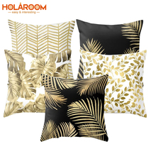 1Pcs Leaves Pattern Polyester Throw Pillow Cushion Cover Home Decor Sofa Bed Living Room Decorative Pillowcase Cushion Cover 2024 - buy cheap