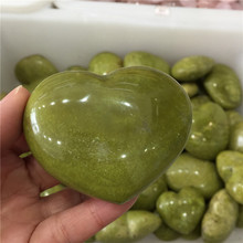 Натуральный зеленый Opel камень резьба сердце Сырье Драгоценный Камень медитация Кристалл Исцеление Кристалл энергия минерал 2024 - купить недорого