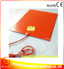 400*600*1.5mm Heating Mat for 3D Printer Flexible Silicone Rubber Heater 220v 1200W adhesive 1side 100k thermistor 2000mm lead 2024 - buy cheap