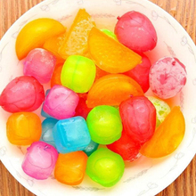 Cubo de gelo em forma de frutas e quadrado, 6 tamanhos, reutilizável, multicolorido, ferramentas de resfriamento físico, ferramenta para festas 2024 - compre barato