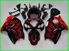 S565 Red Flames Fairing kit for SUZUKI Hayabusa GSXR1300 96 99 00 07 GSXR 1300 GSX-1300R 1996 1999 2000 2007 Fairings set 2024 - buy cheap