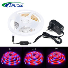 LED Grow Light Strip Tape Set DC12V Phytolamp Touch Switch Fitolamp For Indoor Garden Grow Tent Box Seedling Flower Plant Lamp 2024 - buy cheap