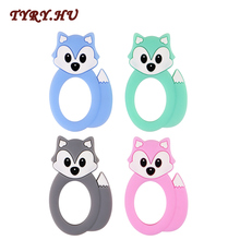 TYRY.HU 5pc Silicone Fox Teether BPA Free Baby Cartoon Lovely Pacifier DIY Teething Necklace Pacifier Chains Accessories Pendant 2024 - buy cheap