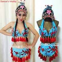 Nightclub Bar Chinese Style Suit Set Performance Costume Party Stage Wear Pole jazz Dance Tassel Clothes Outfits Garments 2024 - buy cheap