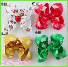 free shipping 220ps mix color 3.5''  Boutique hair bows hair clips  popular hair accessories  3c 2024 - buy cheap