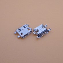 500pcs/lot micro usb female connector 5pin for Lenovo A765E A820 LePAD B8000 IO B6000 5pin tail sockect 2024 - buy cheap