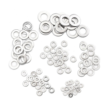 105pcs 304 Flat Stainless Steel Washers M3 M4 M5 M6 M8 M10 for Screws Repair Kit Tool Drop shipping 2024 - buy cheap