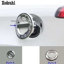 Car Style Body Gas/Fuel/Oil Tank Cover Cap Sticker ABS Chrome Auto Car Parts Hoods For Toyota RAV4 2016 2017 2018 2024 - buy cheap