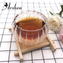 Arshen New Technology 50ml Double Wall Glassware Pumpkin Mini Tea Drink Scented Tea Cups Coffee Cups Insulated Healthy Drink 2024 - buy cheap