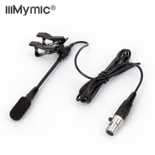 Adjust the Angle !! Lavalier Lapel Condenser Microphone Metal Double Clip 3 Pin Mic for AKG Wireless Transmitter 3Pin XLR TA3F 2024 - buy cheap