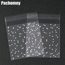 4 Pattern Clear Cookies Resealable Bag Gift Candy Food Beans Cookie Handmade Self Adhesive Packing Bags 3 Sizes PP031801 2024 - buy cheap