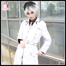 Anime Tokyo Ghoul RE Cosplay Kaneki Ken Cos Halloween Party Cos Uniform Full set (shirt+Jacket+Pants+Tie+belt) 2024 - buy cheap