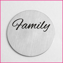 Newest Family 22mm Stainless Steel Floating Plate Charms Window Plates For 30mm Living Floating Locket 10PCS 2024 - buy cheap