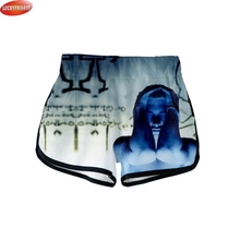 EMINEM-pantalones cortos con estampado 3D para mujer, Pantalón corto estilo Hip Hop, moda informal, para verano, 2018 2024 - compra barato