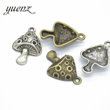 YuenZ 8pcs mushroom Charms Tibetan Silver Bronze Pendants Antique Charm Jewelry Making DIY Handmade Craft 26*18mm K11 2024 - buy cheap