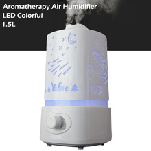1.5L Aromatherapy Electric Ultrasonic Air Humidifier Fogger LED Night Light Humidifier Smart Life Aroma Diffuser Mist Maker 2024 - buy cheap