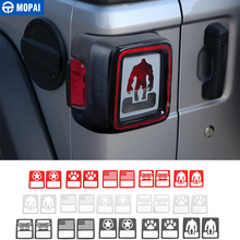 MOPAI Metal Car Exterior Tail Light Cover Guards Decoration Accessories for Jeep Wrangler JL 2018+ for Jeep Gladiator JT 2018+ 2024 - buy cheap