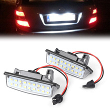 For Nissan Murano Altima Pathfinder Quest Sentra Rogue Versa Note Maxima LED license Number Plate Light Lamp Lighting CE 2PCS 2024 - buy cheap