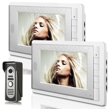 One to Two  7 Inch  Monitor Water-Proof IP66 Wired  Video Door phone 2024 - buy cheap