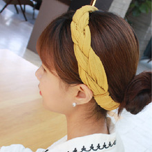 Bandana de trança turbante torcida, moda coreana, mulheres, meninas, cabelo, bandas de cabeça, acessórios para mulheres, elástico de cabelo 2024 - compre barato