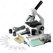 Advanced Compound Microscope-AmScope Supplies 40X-2500X Advanced Compound Microscope with USB Digital Camera & 10pc Slide Kit 2024 - buy cheap