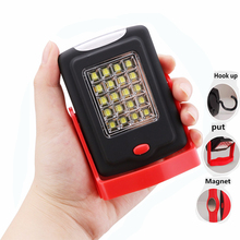 Portable 23 LED Flashlight Torch Lantern Work Light  2 Modes Magnetic Night Lamp Light With Hook For Camping Bicycle 2024 - buy cheap