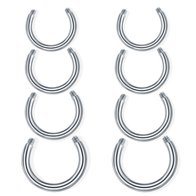 100pcs/lot Stainless Steel Curcular Barbell Horseshoe Ring Bar Replacement Piercing Lot Jewelry Accessories - Post Only No Balls 2024 - buy cheap