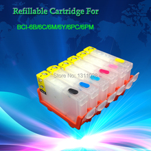 INK WAY BCI-6 Refillable cartridges for PIXMA iP6000D i9100  i900D i905D i950 i960 i965 i9100 S800 S820 S820D S830D S900 S9000 2024 - buy cheap