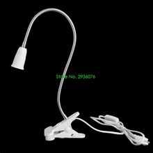 2018 New E27 50cm AC 85-265V Flexible Clip on Switch LED Lamp Holder Socket Power Cable Support 2024 - buy cheap