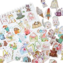 12pack/lot Cute Animals Summer Series Stickers Kawaii Diary Deco Scrapbooking Planner Paper Stickers Children's Sticker 2024 - buy cheap