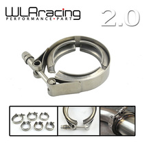 WLR RACING - 2" STAINLESS STEEL 304 TURBO/INTERCOOLER/DOWNPIPE/DOWN PIPE/HOSE V-BAND CLAMP WLR-VCN2 2024 - buy cheap