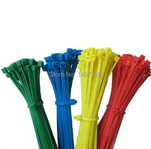 New2014 freeshipping Multifunction 500 pcs/lot 2.8 x 200mm colorful Self-locking Plastic Nylon Cable Tie Zip Ties 2024 - buy cheap