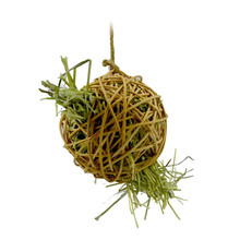 Hamster Toy Hanging Rattan Ball Natural Gnawing Biting Chewing Toy Grass Holder Feeding Ball for Chinchillas Rabbits Guinea Pig 2024 - buy cheap